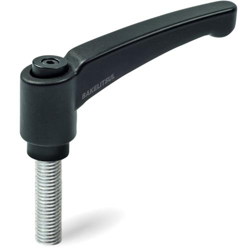 AJUSTADOR ALAVANCA TRAVA 120MM METÁLICA ROSCA EXTERNA-M16 09707 F3 07198 