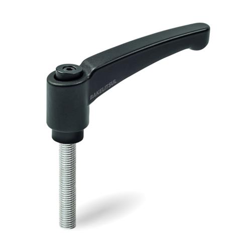 AJUSTADOR ALAVANCA TRAVA 80MM METÁLICA ROSCA EXTERNA-M10 09457 F3 06947 