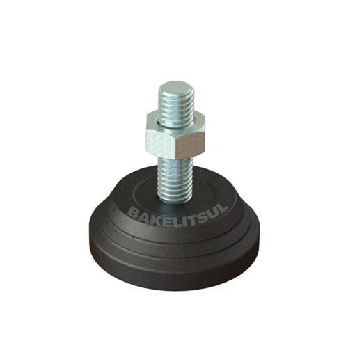 PÉ NIVELADOR ROSCA EXTERNA BASE 40 RÍGIDA 04728 F3 01047 