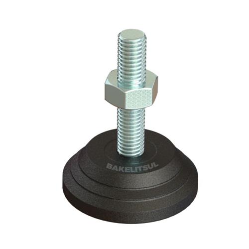 PÉ NIVELADOR ROSCA EXTERNA BASE 50 RÍGIDA NV-A4-50