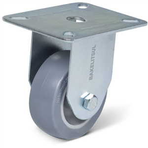 RODÍZIO FIXO PLACA LINHA LEVE 25 A 125KGF PV-FPLL 01726 