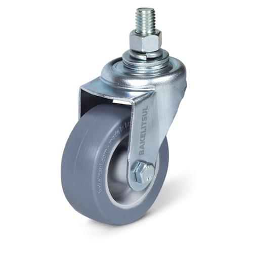 RODÍZIO FIXO ROSCA LINHA LEVE 30 A 125KGF PV-FRLL 03406