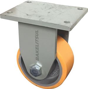 RODÍZIO FIXO PLACA LINHA MÉDIA REFORÇADA 500 A 900KGF FFPU-FPLMR1 10859 