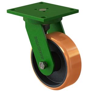 RODÍZIO GIRATÓRIO PLACA LINHA MÉDIA REFORÇADA 350 A 730KGF FFPU-GPLMR 00285