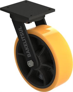  RODÍZIO GIRATÓRIO PLACA LINHA PESADA 1 - 1600 A 1800KGF FFPU-GPLP1 08968 