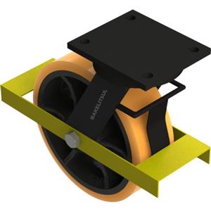 RODÍZIO GIRATÓRIO PLACA LINHA PESADA 1 TRAVA 1600 A 1800KGF FFPU-GPLP1T 10839 