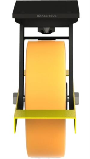 RODÍZIO GIRATÓRIO PLACA LINHA PESADA 1 TRAVA 1600 A 1800KGF FFPU-GPLP1T 10839 