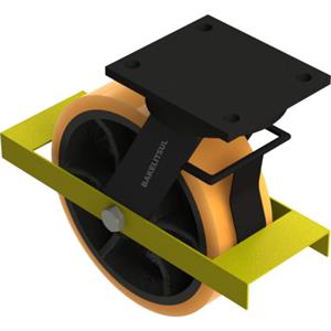 RODÍZIO GIRATÓRIO PLACA LINHA PESADA 1 TRAVA 1600 A 1800KGF FFPU-GPLP1T 10839 