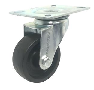 RODÍZIO GIRATÓRIO PLACA LINHA LEVE 25 A 160KGF PP-GPLL 03890 