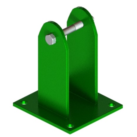 SUPORTE FIXO PLACA LINHA MÉDIA REFORÇADA 03532 