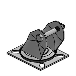 SUPORTE GIRATÓRIO PLACA LINHA MÉDIA  03914 