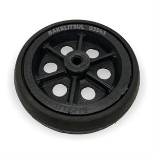 RODA BORRACHA MACIÇA ARO PLÁSTICO 03542 