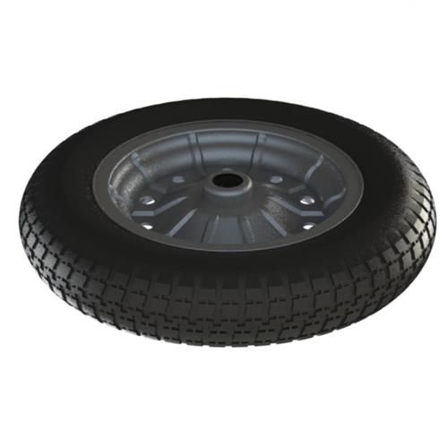 RODA BORRACHA COM C MARA ARO METÁLICO R106.04 01133 