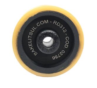 RODA DE FERRO COM POLIURETANO 00191 