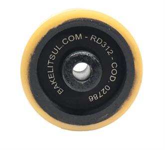 RODA DE FERRO COM POLIURETANO 00191 