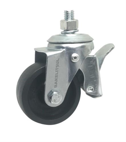 RODÍZIO GIRATÓRIO ROSCA LINHA LEVE TRAVA 45 A 160KGF PP-GRLLT 12596 