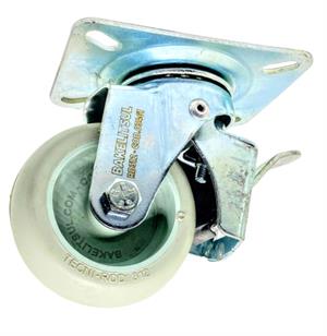 RODÍZIO GIRATÓRIO PLACA LINHA LEVE TRAVA 65 A 140KGF TP-GPLLT 12631 