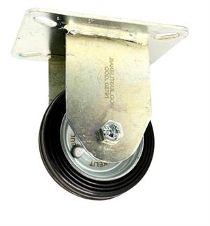 RODÍZIO FIXO PLACA LINHA LEVE 80 A 100KGF BR-FPLL 12653 