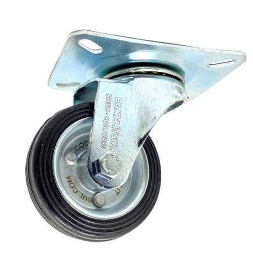 RODÍZIO GIRATÓRIO PLACA LINHA LEVE 80 A 100KGF BR-GPLL 12656 