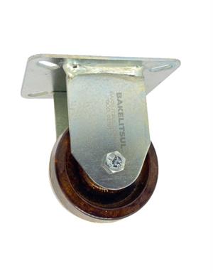 RODÍZIO FIXO PLACA LINHA LEVE 100 A 200KGF CE-FPL 12668 