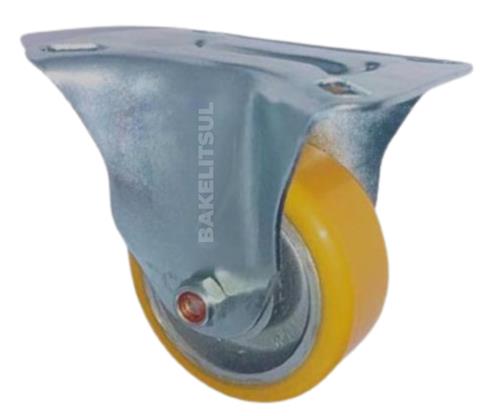 RODÍZIO FIXO PLACA LINHA LEVE 80 A 250KGF FFPU-FPLL 12692 