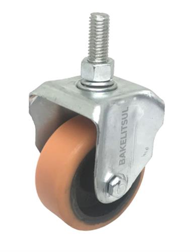 RODÍZIO FIXO ROSCA LINHA LEVE 80 A 250KGF FFPU-FRLL 12700 