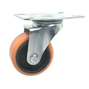 RODÍZIO GIRATÓRIO PLACA LINHA LEVE 80 A 250KGF FFPU-GPLL 12708 