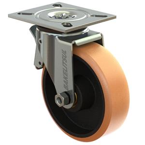 RODÍZIO GIRATÓRIO PLACA LINHA MÉDIA TRAVA 320 A 520KGF FFPU-GPLMT 12752 