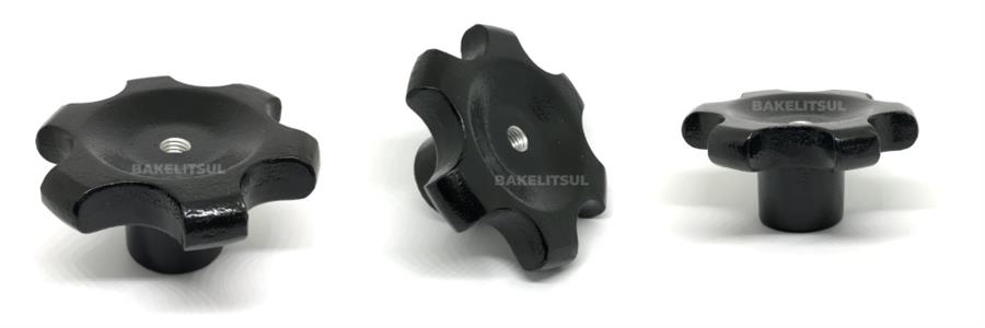 MANÍPULO DE ALUMÍNIO 105MM ROSCA INTERNA PASSANTE 07080 