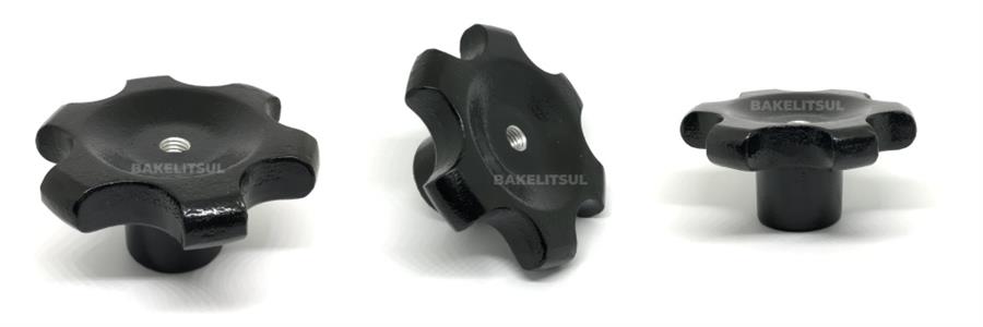 MANÍPULO DE ALUMÍNIO 105MM ROSCA INTERNA PASSANTE 07080 