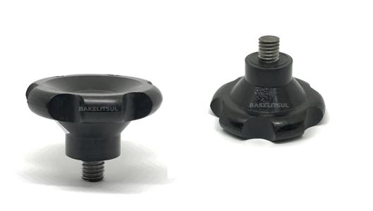 MANÍPULO DE BAQUELITE Ø70 ROSCA EXTERNA 00624 