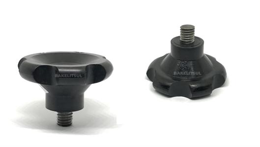 MANÍPULO DE BAQUELITE Ø70 ROSCA EXTERNA 00624 