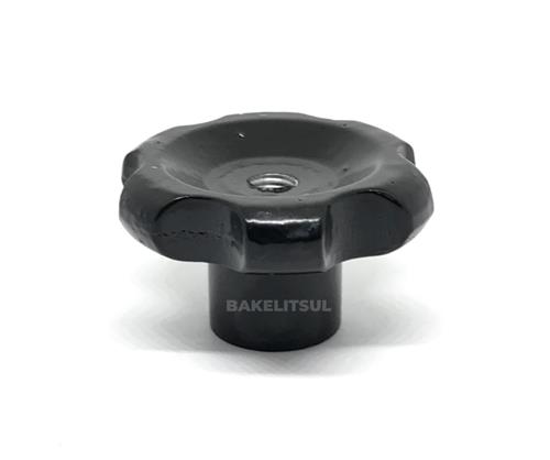 MANÍPULO DE ALUMÍNIO 43MM ROSCA INTERNA PASSANTE 07062 