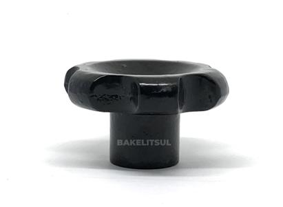 MANÍPULO DE ALUMÍNIO 43MM ROSCA INTERNA PASSANTE 07062 