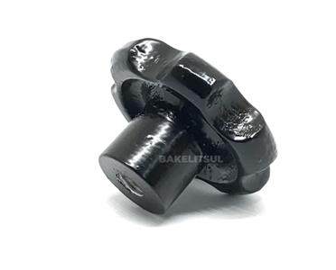 MANÍPULO DE ALUMÍNIO 43MM ROSCA INTERNA PASSANTE 07062 