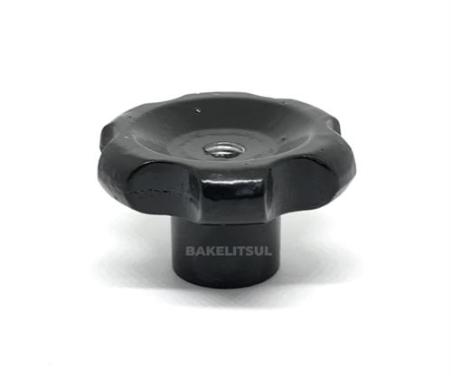 MANÍPULO DE ALUMÍNIO 43MM ROSCA INTERNA PASSANTE 07062 