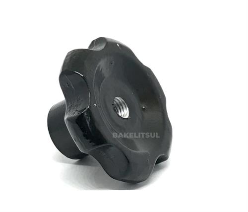 MANÍPULO DE ALUMÍNIO 43MM ROSCA INTERNA PASSANTE 07062 