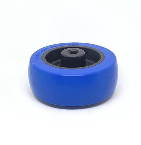 RODA PV PLÁSTICA LINHA LEVE ATÉ 125KGF AZUL 10267 F3 07795 