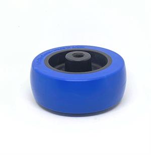 RODA PV PLÁSTICA LINHA LEVE ATÉ 125KGF AZUL 10267 F3 07795 