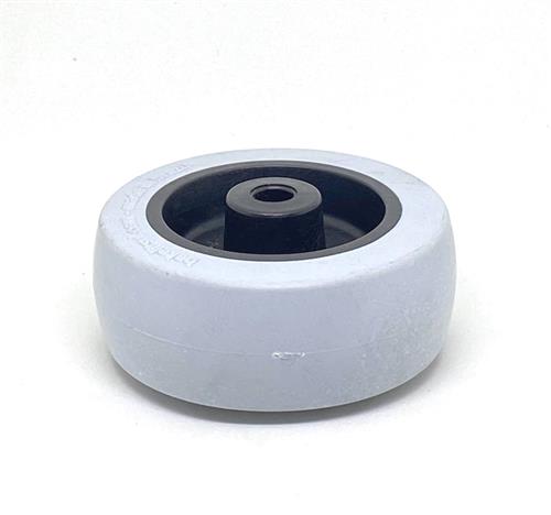 RODA PV PLÁSTICA LINHA LEVE ATÉ 125KGF CINZA CLARO 10269 F3 07797 