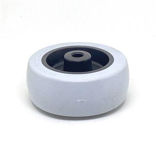 RODA PV PLÁSTICA LINHA LEVE ATÉ 125KGF CINZA CLARO 10269 F3 07797 