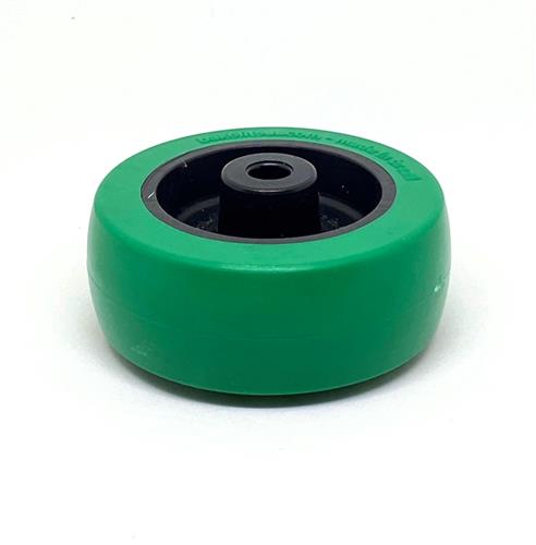 RODA PV PLÁSTICA LINHA LEVE ATÉ 125KGF VERDE 10272 F3 07800 