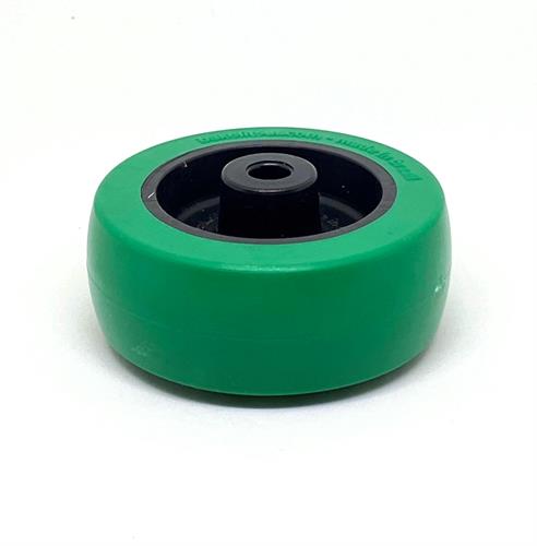 RODA PV PLÁSTICA LINHA LEVE ATÉ 125KGF VERDE 10272 F3 07800 