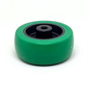 RODA PV PLÁSTICA LINHA LEVE ATÉ 125KGF VERDE 10272 F3 07800 