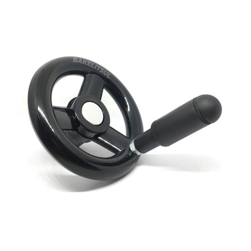 VOLANTE DE BAQUELITE COM CABO GIRATÓRIO 12787 