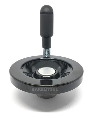 VOLANTE DE BAQUELITE FECHADO COM CABO GIRATÓRIO 12798 