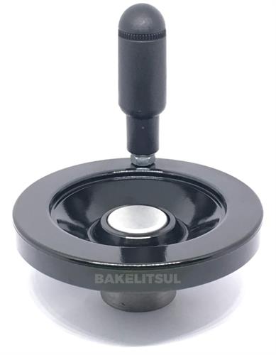 VOLANTE DE BAQUELITE FECHADO COM CABO GIRATÓRIO 12798 