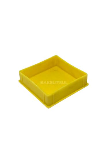 PONTEIRA TAMPA AMARELA PARA TUBOS QUADRADOS 10648 