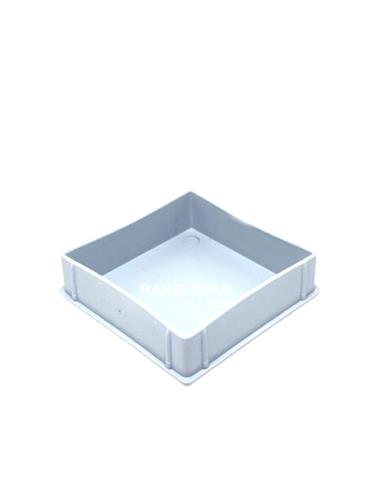 PONTEIRA TAMPA BRANCA PARA TUBOS QUADRADOS  10633 