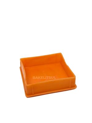 PONTEIRA TAMPA LARANJA PARA TUBOS QUADRADOS  10676 